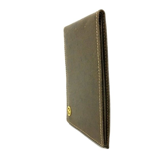 Gucci Wallet GG Logo Simple Leather Bifold in Great Condition - Picture 2 of 9